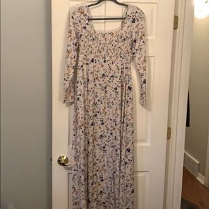 Floral maternity dress